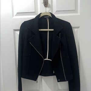 Express Black Blazer Sleek Tailored Suit Jacket